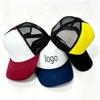 Gorra Trucker Personalizada al por Mayor con Logotipo, Gorra de Béisbol Ligera de Malla Completa de Dos Tonos para Exteriores
