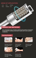 Rouleau à bille intérieure 360 rouleau de réduction de cellulite de massage rotatif forme du corps Anti-peau d'orange Machine de beauté de la peau