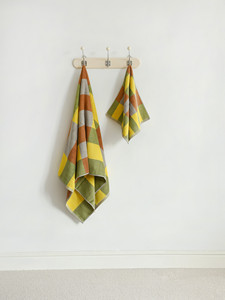 <span class=keywords><strong>Serviette</strong></span> de bain jacquard en coton teint en fil, boucles longues, haute qualité, douce pour la peau, très absorbante, idéale pour un usage quotidien à la maison - Product Image 4