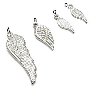 Pendenti di fascini del distanziatore dell'ala di angelo dell'acciaio inossidabile per la fabbricazione dei gioielli che fanno i risultati di DIY - Product Image 5