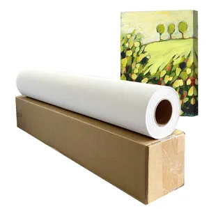 240gsm Polyester Inkjet Canvas In Large Format 24inch 36inch From Colorfan