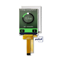 Layar LCD Polcd 2.8 inci 240x320 TFT RGB, Antarmuka SPI 4-line, 200nit, Panel LCM 2.8 Inci