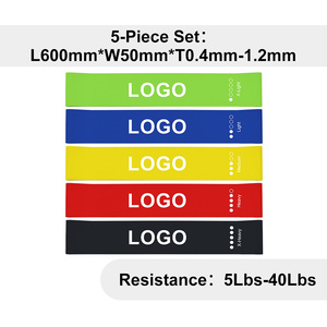 Mini Resistance <b>Bands</b> Latex Elastic <b>Workout</b> <b>Bands</b> for Home Gym Fitness Training Custom Logo Wholesale Supplier - Product Image 2