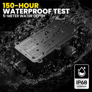 Boîtier <span class=keywords><strong>de</strong></span> jonction en plastique PC étanche IP68 ENEC CE <span class=keywords><strong>pour</strong></span> <span class=keywords><strong>connecteur</strong></span> d'éclairage paysager et éclairage extérieur - Product Image 2