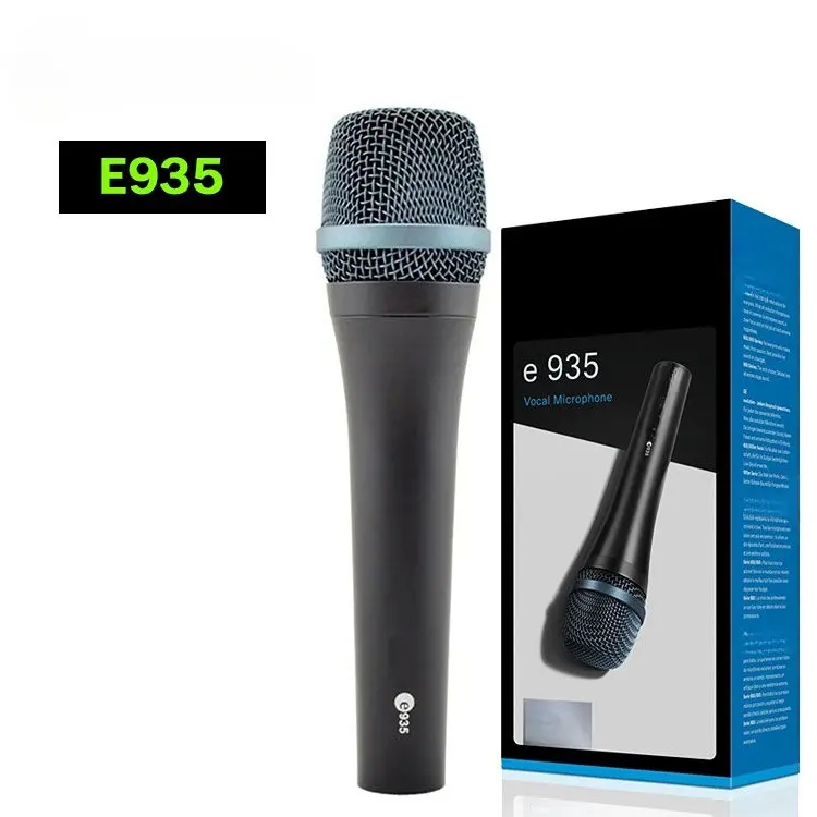 Chuyên Nghiệp E935 Giọng Hát Năng Động Cardioid Có Dây Microphone Cầm Tay Mic E935 Cho Karaoke Phòng Thu Âm