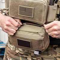 Gilets tactiques en nylon 1000D anti-coupure, découpés au laser, porte-plaques Molle à dégagement rapide, pour activités extérieures et protection paintball