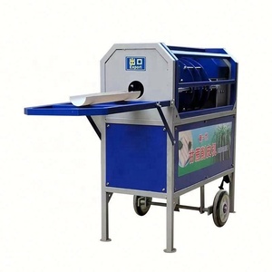 Machine commerciale automatique en acier inoxydable pour le nettoyage, le pelage, le broyage et la découpe de la canne à sucre et des feuilles de canne à sucre, pour la production de jus - Product Image 6