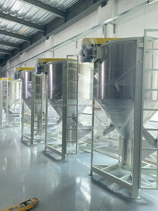 Mezcladora de cinta de alta velocidad MItex automática de acero inoxidable de 1000 kg para masterbatch de color, 4KW/5.5HP, 380V, trifásica, 50Hz, para materia prima plástica - Product Image 2