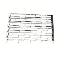 Grille de remplissage en acier inoxydable SS304/SS316L anti-colmatage, grille structurée métallique pour colonnes de distillation à haute teneur en solides