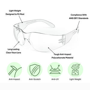 نظارات السلامة المخصصة الرخيصة المضادة للضباب نظارات حماية العين السلامة في العمل - Product Image 3