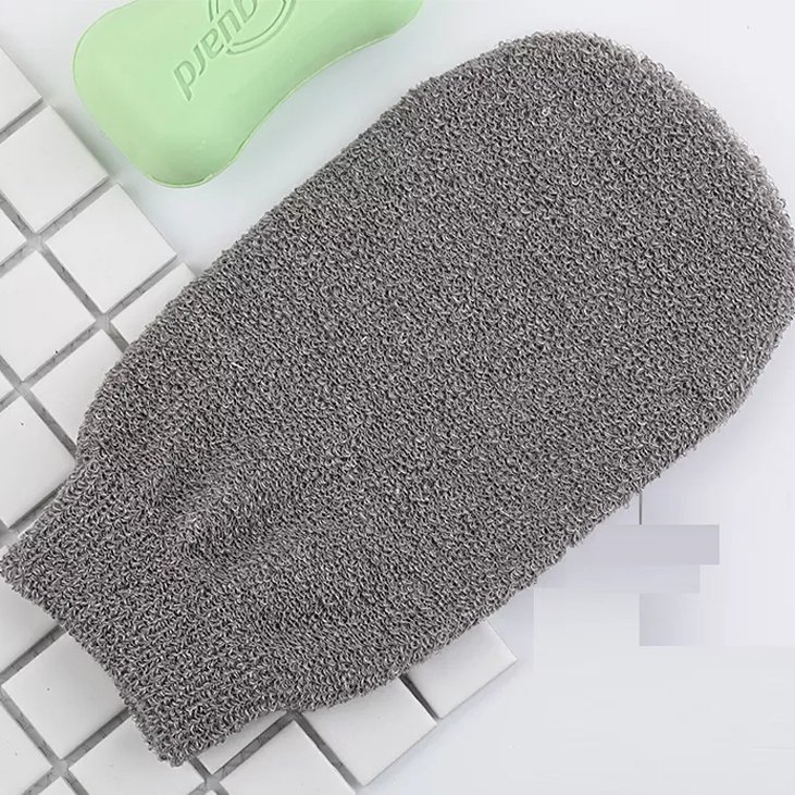 Bamboo charcoal exfoliating glove