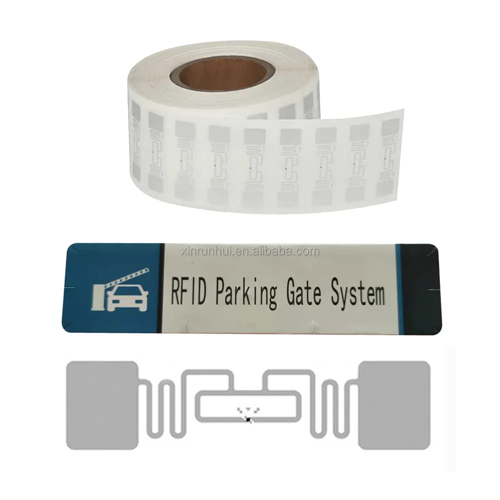 860-960mhz Passive paper Rfid Tags Flexible UHF Sticker Label