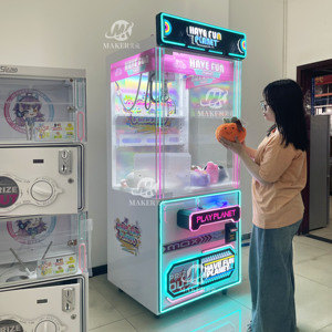 Nhà Sản Xuất Mới Hấp Dẫn Ánh Sáng Búp Bê Máy Hóa Đơn Chấp Nhận <span class=keywords><strong>Arcade</strong></span> Đồ Chơi Giải Thưởng Bán Hàng Tự Động Kim Loại Đồng Tiền Hoạt Động Âm Nhạc Claw Máy - Product Image 4