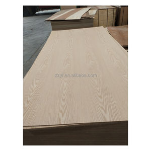 Chapa de roble rojo MDF para armario de cocina 4x8 15mm 18mm montaje de muebles negro nogal MDF E1 pegamento madera tablero de fibra MDF - Product Image 1