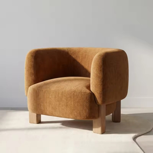 Fauteuil individuel élégant et populaire à vendre – Chaise <span class=keywords><strong>de</strong></span> réception moderne blanc crème pour salon – Chaise <span class=keywords><strong>de</strong></span> loisirs <span class=keywords><strong>de</strong></span> style minimaliste moderne - Product Image 3