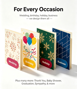 Cartes de vœux pour baby shower certifiées FSC - Papier kraft avec feuille d'argent, intérieur vierge pour nouveau-né, vente en gros - Product Image 6