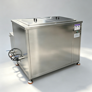 Machine à ultrasons industrielle 264L 3000W pour le dégraissage, le prétraitement de la placage de quincaillerie et le nettoyage des surfaces métalliques - Product Image 1