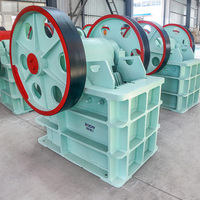 Concasseur à mâchoires primaire robuste PE250*400 avec moteur AC, roulement et engrenage pour le concassage grossier dans les mines et carrières, capacité de 25-60t/h