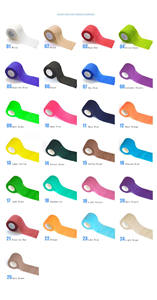 Bandage cohésif non tissé élastique imprimé personnalisable simple ou multiple 2.5/5/7.5/10cm * 4.5m pansements <span class=keywords><strong>de</strong></span> couleur - Product Image 6