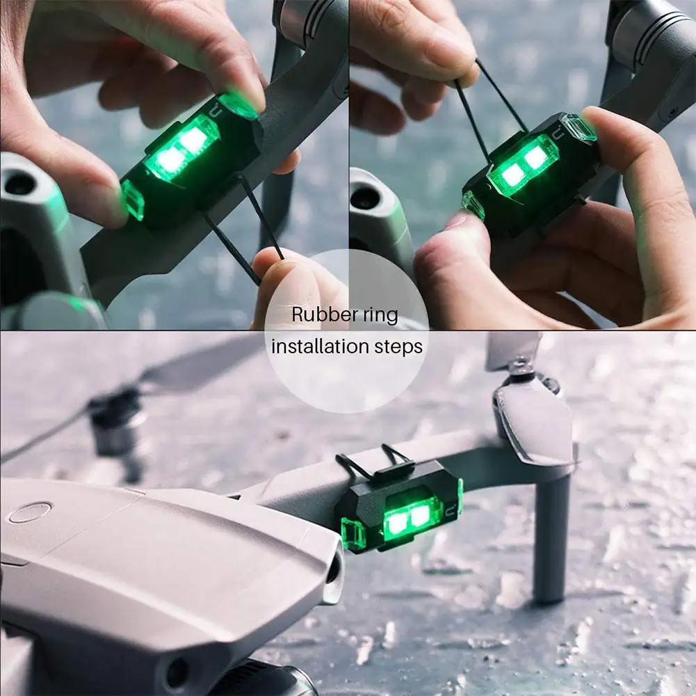 4/7สี Drone Strobe Light USB LED ป้องกันการชนของจักรยานหาง/รุ่นเครื่องบินคืนบินมินิสัญญาณไฟกระพริบเตือน