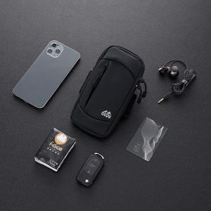 HUALIAN correr deportes ciclismo senderismo gimnasio PU teléfonos móviles soporte brazalete impermeable brazo bolsa brazalete para hombres mujeres - Product Image 2