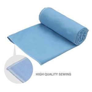 Custom Logo <b>Microfiber</b> <b>Beach</b> <b>Towel</b> Quick Dry Sports Gym <b>Towel</b> Ultra Light All Season - Product Image 3