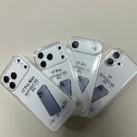 Coques de téléphone antichoc transparentes en TPU pour iPhone 18 Pro Max 17 Air 17 16 15 14 13 12 11 Xs Xr Xs Max 7 8 Plus – Housse transparente Space Cover