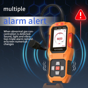 Portable Gas Detector Combustible Leak Alarm 3C Certified For Flammable Gases With Audible Visual <b>Vibration</b> Alert - Product Image 4