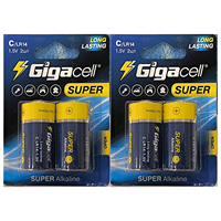 Batería Super Alcalina Tamaño C LR14 con Precio Económico para Linternas