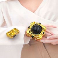Kancing Logam Perak Mutiara Vintage Dekoratif 18MM untuk Mantel, Jaket, Cardigan, Kerajinan, Sweater, dan Tas Wanita