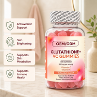 Bonbons Gélifiés Antioxydants pour l'Éclat de la Peau, au Glutathion Réduit et Vitamine C