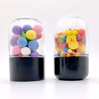 Pot en verre anti-odeur personnalisé 1g 3.5g 7g avec bouchon sécurité enfant, pot en verre pour bourgeons de fleurs biologiques