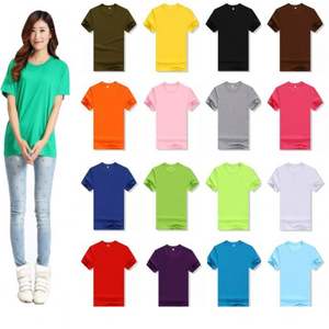 T-shirt publicitaire unisexe en coton pur pour l'été, imprimé en soie, respirant et écologique, personnalisé en gros - Product Image 2