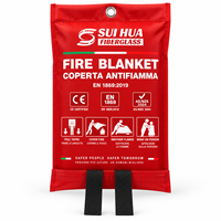 Couverture anti-feu de cuisine individuelle EN 1869:2019 en fibre de verre pour supermarchés et quincailleries en Italie – Vente en gros