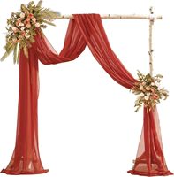 Draperies de mariage rideaux tissu toile de fond rideau Photo Tulle rideaux toile de fond rideaux pour fête d'anniversaire