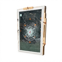 NFRC Schalldichte Doppelverglaste Isolierte Aluminium-Glasfenster Design Schlagfest Energieeffiziente Aluminiumfenster