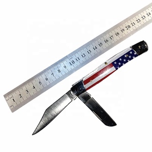 มีดพับพกพา PH-2721 ลายธงชาติอเมริกา ยี่ห้อ Patriots Stockman ใบมีด 3 ใบ สำหรับตั้งแคมป์ ล่าสัตว์ เอาตัวรอด และพกพาในชีวิตประจำวัน - Product Image 4