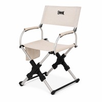 Chaise de jardin moderne en aluminium ultraléger 600D Oxford noire, mobilier d'extérieur, pliable, portable, pour le camping, la plage, le pique-nique, l'école