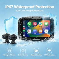 Reproductor MP3/MP4 con Pantalla Táctil de 5'' Resistente al Agua, Android Auto y CarPlay, con Conexión USB para Vehículos