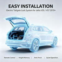 Aotostar pour VW Jetta VS5/VS7 2019+ Hayon Électrique Supérieur, Serrure de Coffre, Accessoires de Levage de Voiture, Autres Pièces de Carrosserie