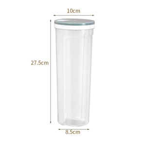 Noodle Jar Food Storage <b>Containers</b> Grain Locking Lid <b>Flour</b> Visualization Cylindrical Cover Kitchen Can Refrigerator Organizer - Product Image 1