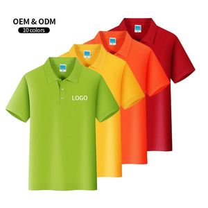 Polo pour homme en coton et polyester, personnalisable avec logo, plusieurs couleurs, uni, vierge, pour uniforme d'entreprise, vente en gros, direct usine - Product Image 4