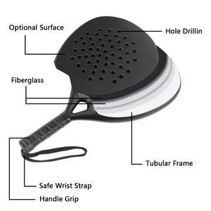 2024 versión mejorada 12K 18K cabeza de carbono Protector personalizado Pala Paddle raqueta de tenis raqueta De <span class=keywords><strong>Padel</strong></span> - Product Image 4