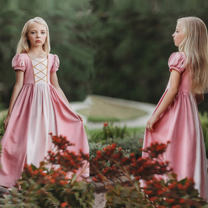 Vestido de punto estilo <span class=keywords><strong>princesa</strong></span> Belle para <span class=keywords><strong>Cenicienta</strong></span> Blancanieves para niñas disfraces de TV y películas - Product Image 4