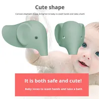 Protection d'angle pour bébés et enfants en gros, protège-embout de bain de sécurité, couvercle de robinet extérieur en EVA motif éléphant de dessin animé
