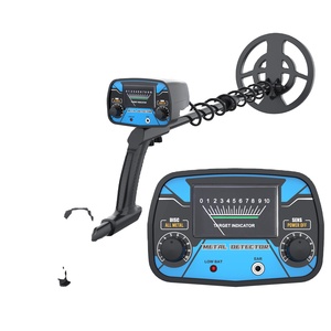 Detector de Metales para Adultos, Negro y Azul, Bobina de Búsqueda de Plástico de 25 cm, Mango Ajustable, Bobina Impermeable - Product Image 4