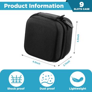 6 khe cắm tiểu đường insulin Peptide tủ lạnh Eva trường hợp 10ml lọ chủ lưu trữ túi insulin Cooler du lịch Bộ dụng cụ trường hợp - Product Image 3