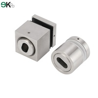 Vis de fixation en acier inoxydable 316/316L sans cadre pour verre, design moderne EKOO, finition satinée/miroir haute brillance pour escalier