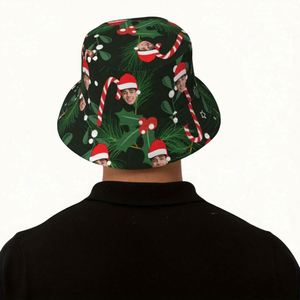 High Quality Customizable <b>Fisherman</b> Bucket Hat Perfect Christmas <b>Gift</b> <b>for</b> Men Women Friends Featuring Cartoon Pattern - Product Image 3