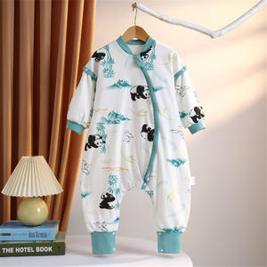 AishiMiao Sac de couchage pour bébé et enfant, motif dessin animé, automne-hiver, pur coton, antibactérien, évacuation de l'humidité, température constante - Product Image 5